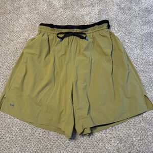 Janji Shorts Mens XL AFO Vent Multi short 6 Inseam Olive Running Stretch Lined